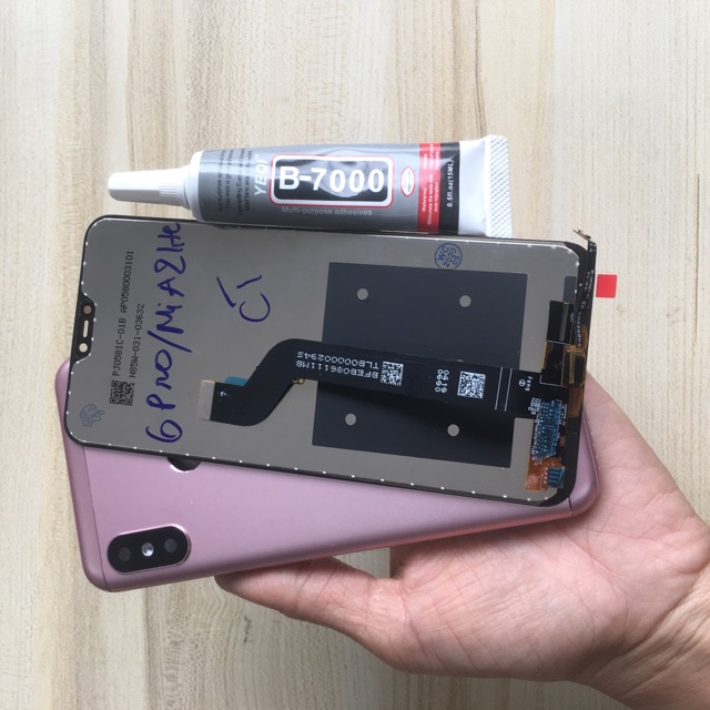 COMBO Bộ Vỏ Sườn + Màn Hình Redmi 6 Pro Zin Hàng Cao Cấp (tặng tuýp keo)