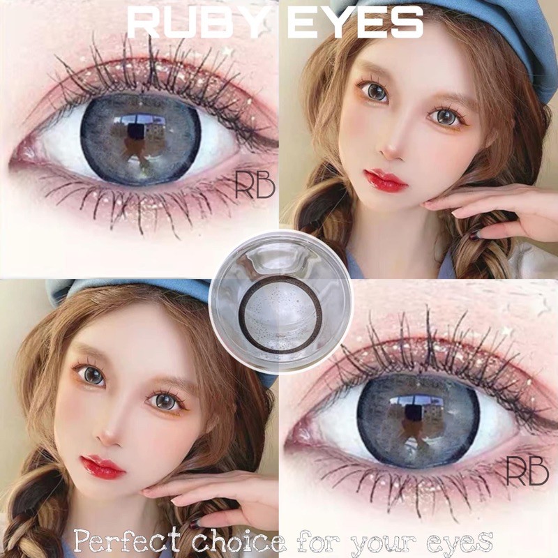 Kính áp tròng cận - 1.5-> 5 độ - Ruby eye lens Hàn Quốc