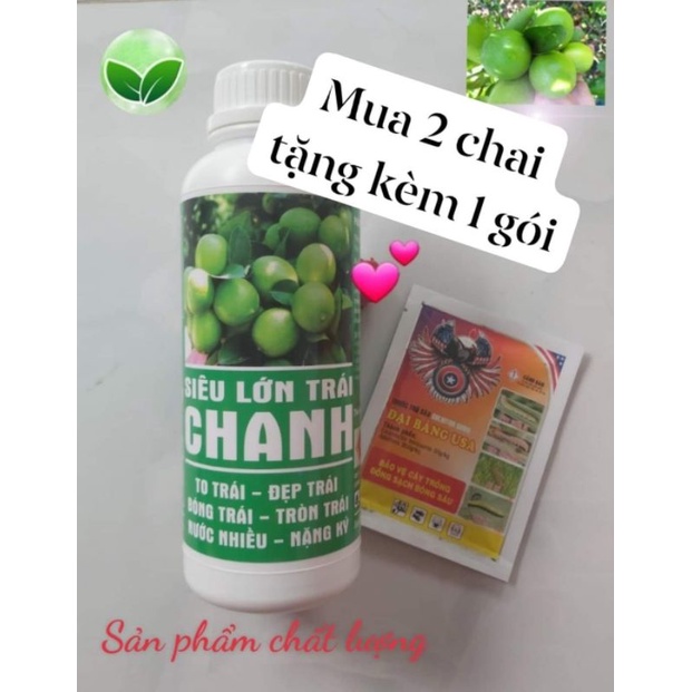 Phân bón SIÊU LỚN TRÁI CHANH  - to trái, bóng trái, nặng ký, Chuyên dùng cho cây có múi:Chanh, Bưởi, Cam, Quýt...