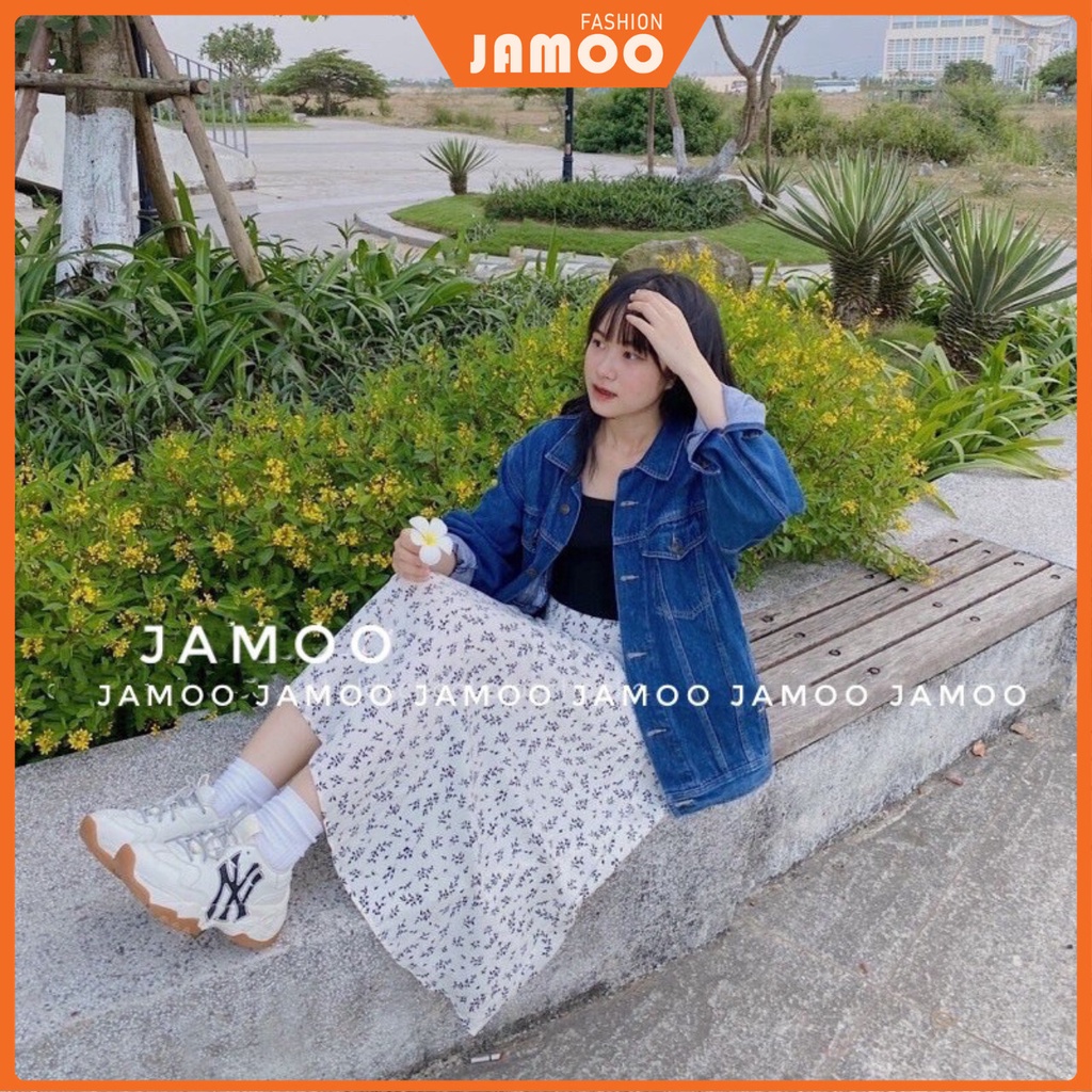 CHÂN VÁY HOA ULZZANG CẠP CHUN_ CHÂN VÁY DÀI JAMOO( Hình thật kèm video) | BigBuy360 - bigbuy360.vn