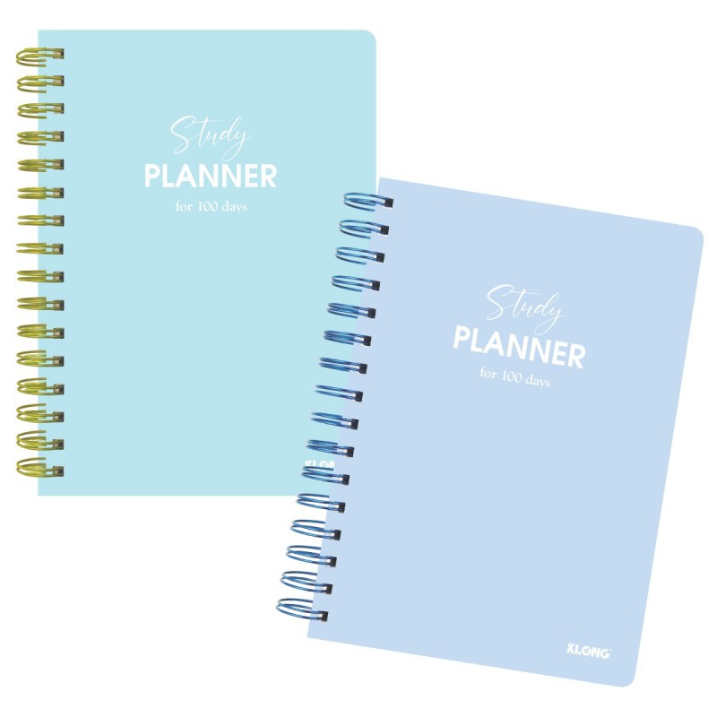 SỔ LÒ XO KÉP KLONG STUDY PLANNER A5 (KẾ HOẠCH 100 NGÀY, MS 946)