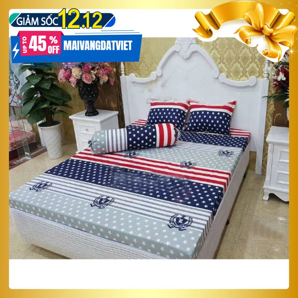 Ga gối cotton cờ mỹ mvdv17