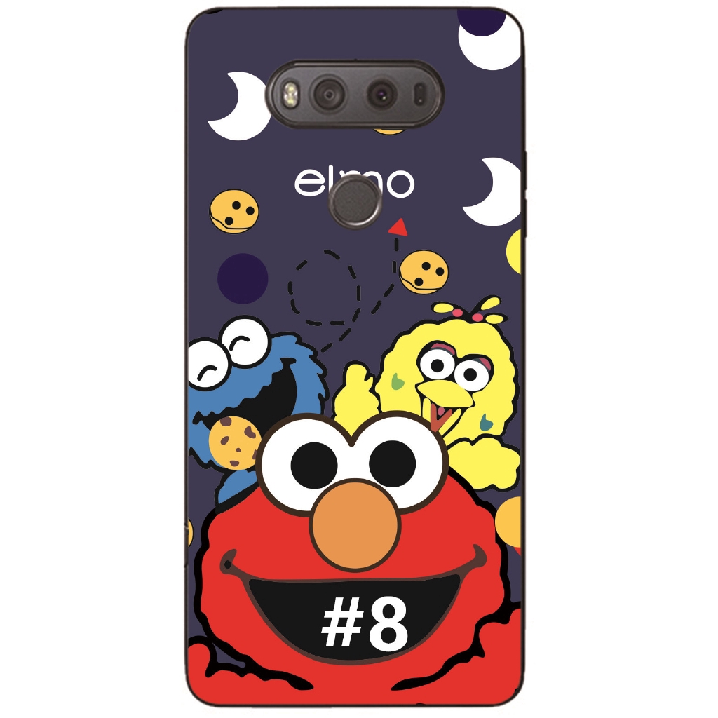 Ốp điện thoại TPU họa tiết Sesame Street hoạt hình dành cho LG V40 V30 V20 V10