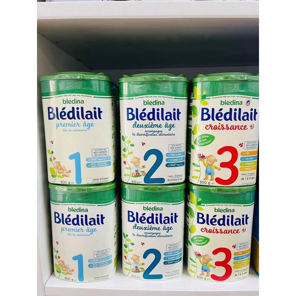 Sữa bột Bledilait nội địa Pháp 900gr đủ số 1 2 3