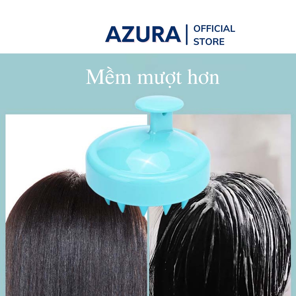 Lược gội đầu Azura chăm sóc da đầu hiệu quả loại sạch gàu chống rụng tóc kích thích mọc tóc