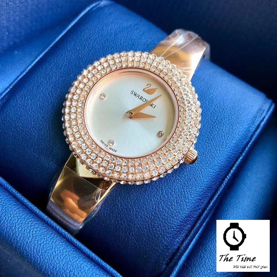 ( Sẵn 4 màu ) Đồng hồ nữ SWAROVSKI CRYSTAL ROSE WATCH #54840 case 34mm.5atm | BigBuy360 - bigbuy360.vn