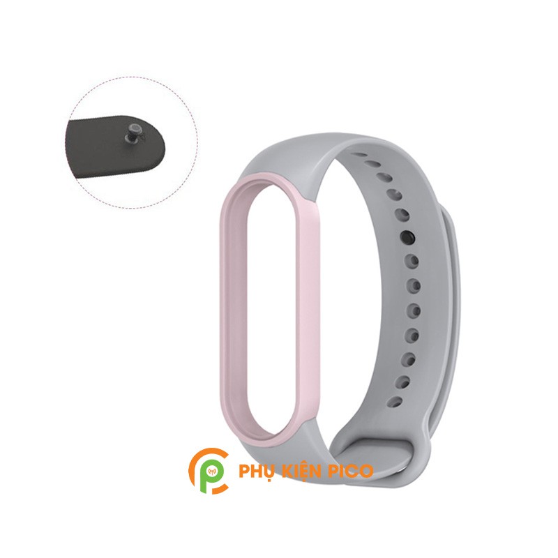 Dây đeo thay thế Miband 5 chính hãng Mijobs silicone dẻo nhiều màu - Dây đeo thay thế Xiaomi Mi Band 5