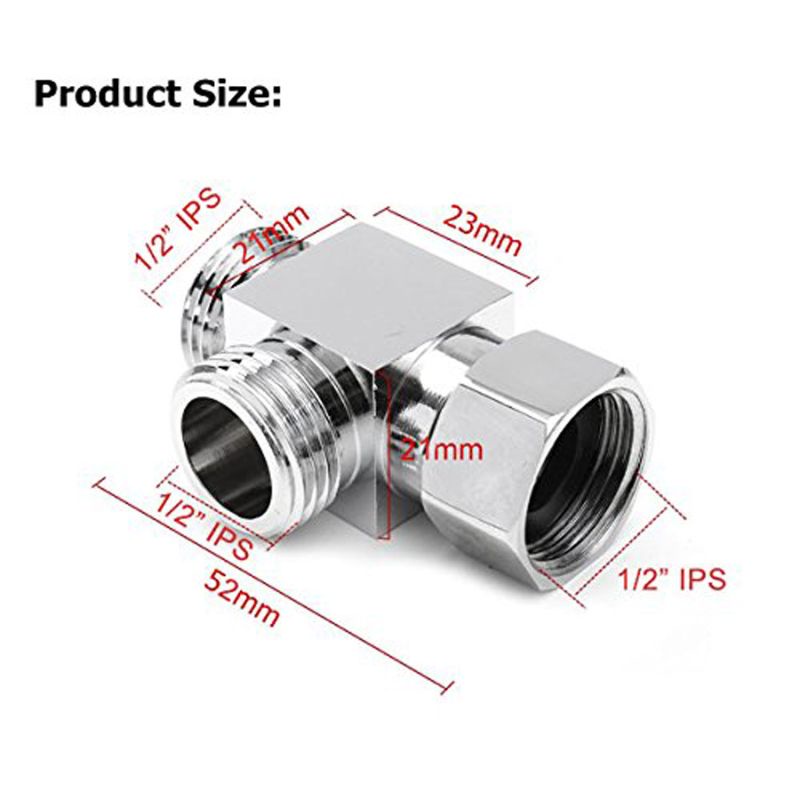 Đầu Nối Ống Nước Chữ T kiss G1 2 3 Chiều Đa Năng Tiện Dụng