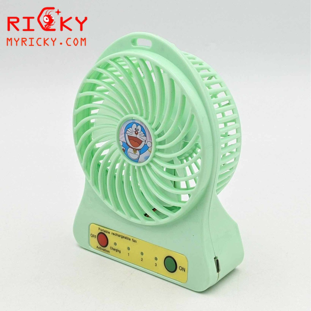 Quạt mini cầm tay CARTOON FAN - Pin sạc - 3 cấp độ siêu mát