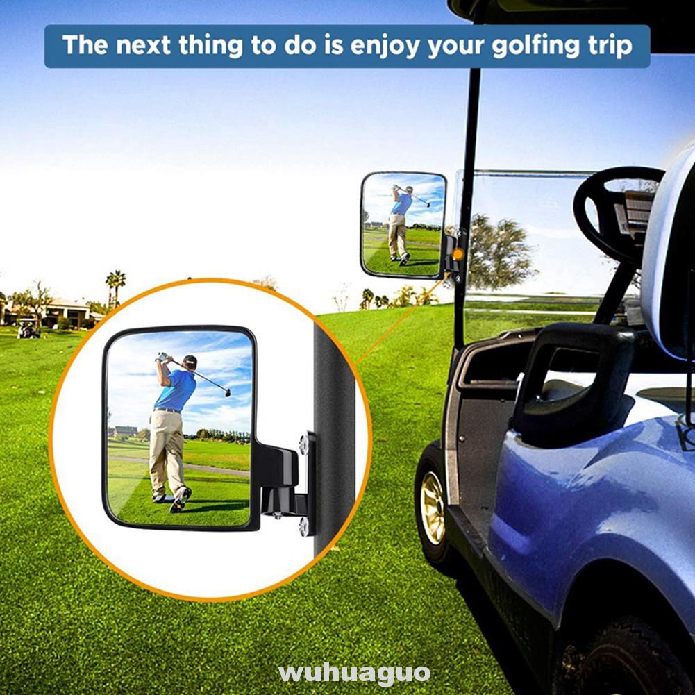 Gương Gập Gắn Xe Đẩy Golf Xoay 180 Độ