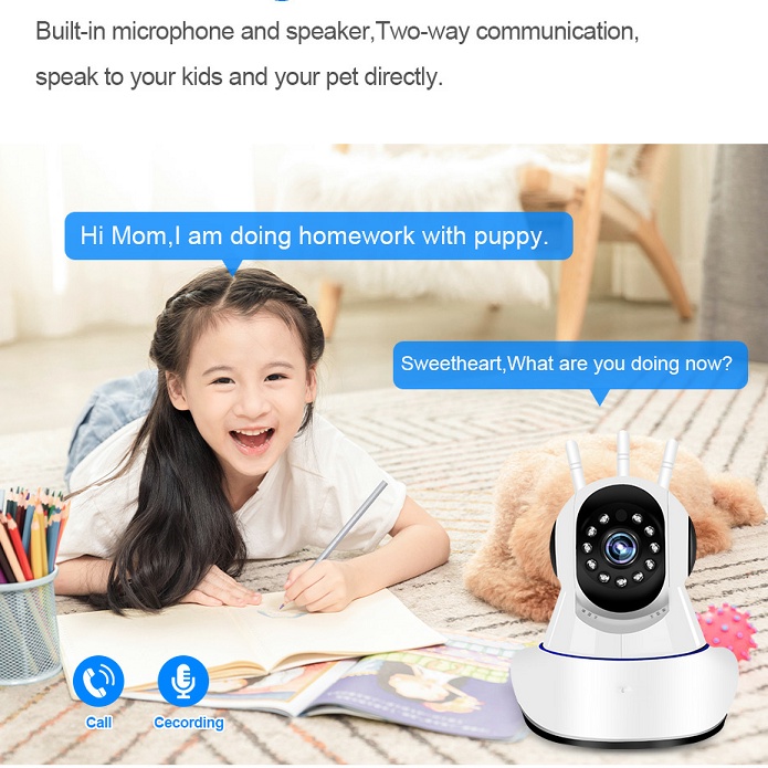 Camera Thông Minh Kết Nối wifi q5 1080p cctv ip Kết Nối Điện Thoại Di Động Với Tầm Nhìn Ban Đêm