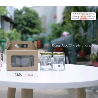 50 hộp có quai xách đựng hủ yến 80ml