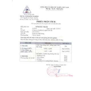 Tinh dầu Tràm Trà Úc LAMHA 10ml