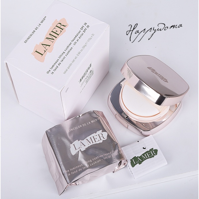 [Hàng mới về] Kem nền bb dạng phấn nước LAMER che khuyết điểm làm sáng da + lõi thay thế 01# 03# 11#