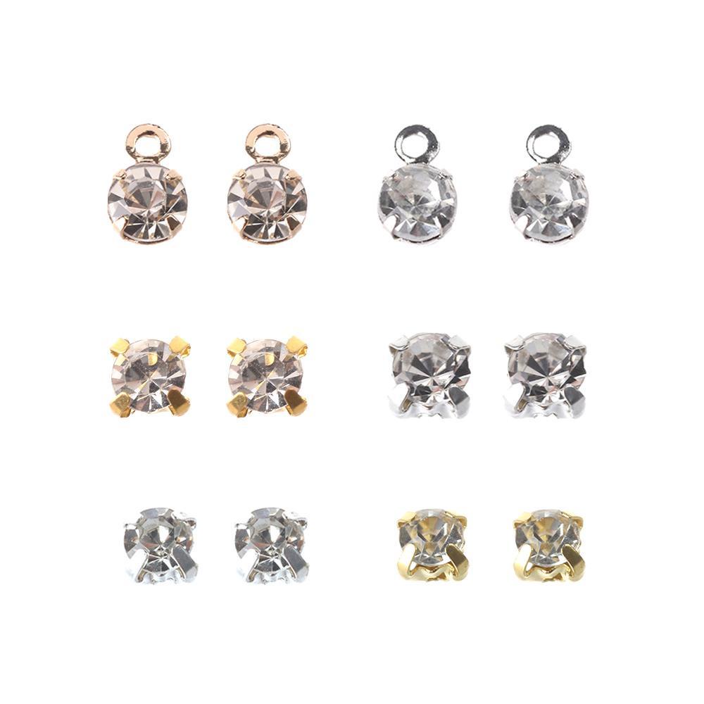 Bộ 50 Nút Mini Trang Trí Giày, Túi Xách