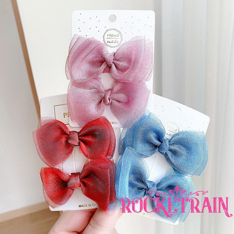 Kẹp Tóc Nơ Dễ Thương Cho Bé Gái