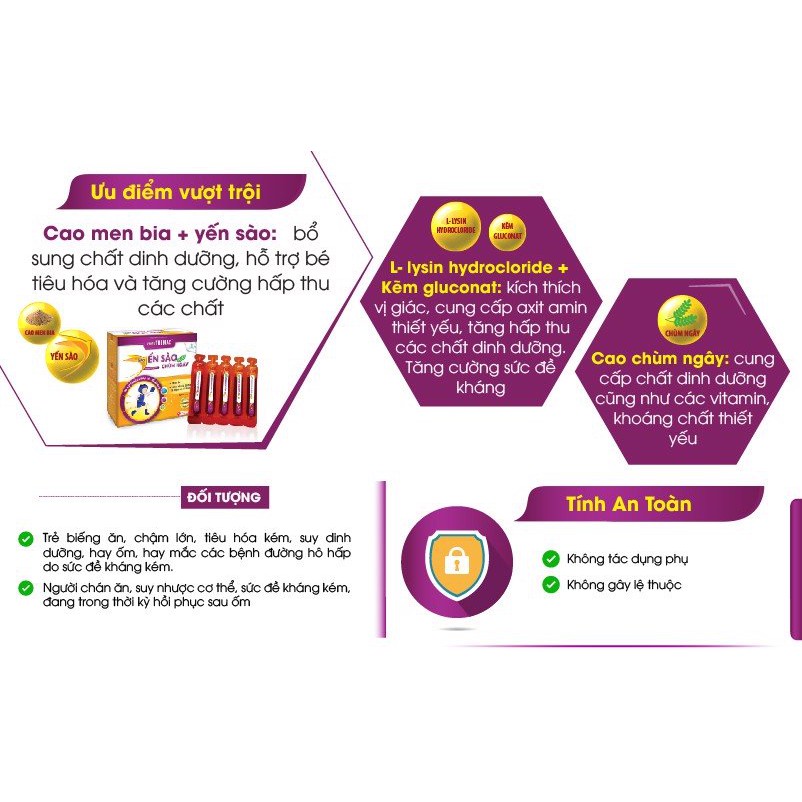 Yến Sào Chùm Ngây-Hỗ trợ kích thích tiêu hóa, giúp ăn ngon, Tăng cường sức đề kháng, phòng các bệnh đường hô hấp | Thế Giới Skin Care