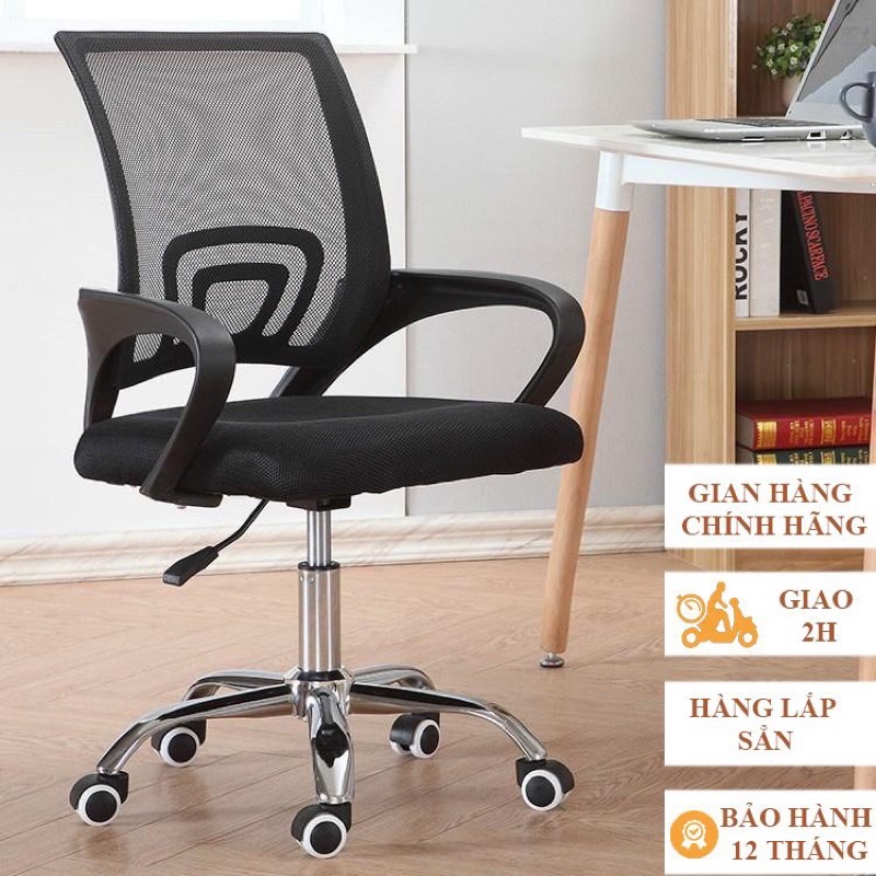 Ghế học sinh, ghế xoay học bài LẮP SẴN (lắp sẵn hoả tốc) - hàng nhập khẩu