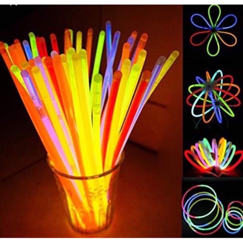 Combo 5 que phát sáng dạ quang, nhiều màu khác nhau