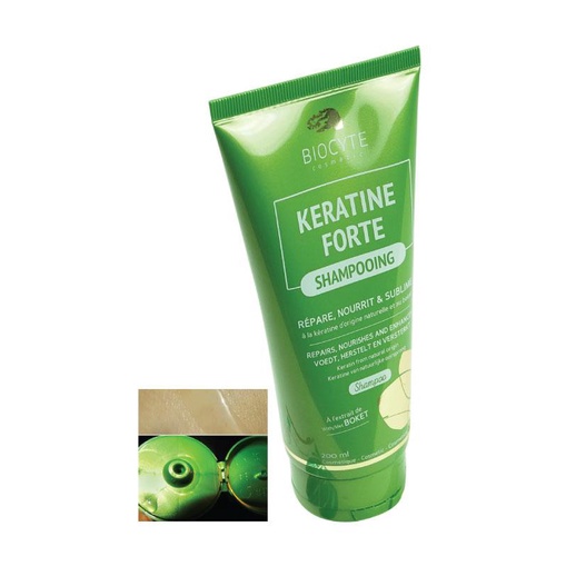 DẦU GỘI GIÚP MƯỢT TÓC PHÁP BIOCYTE KERATINE FORTE SHAMPOOING 200ML