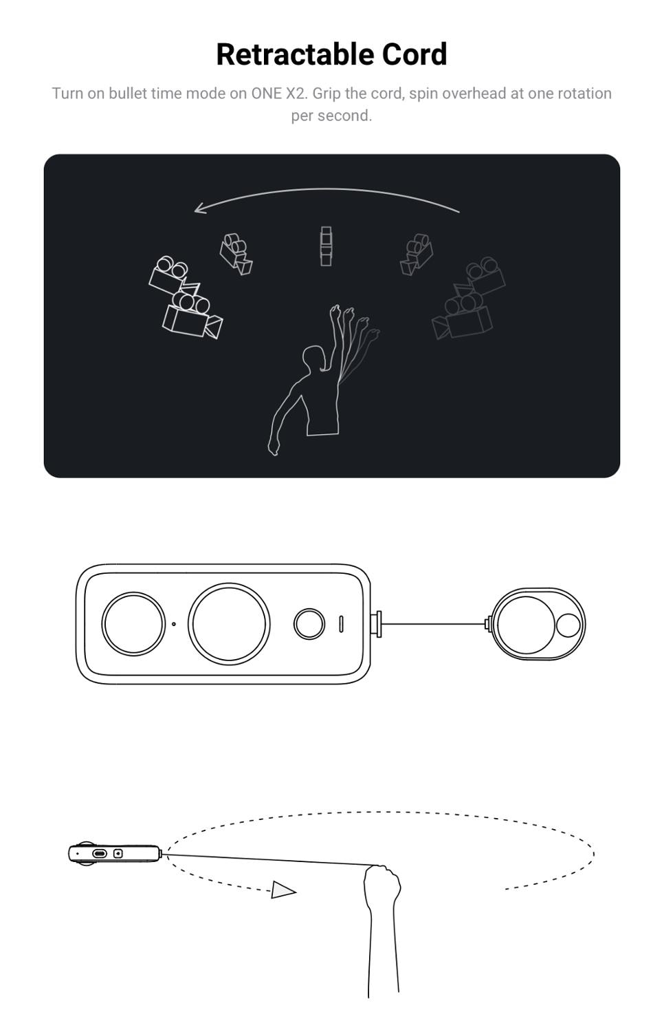 Phụ Kiện Dây Cho Máy Ảnh Insta 360 ONE X2 | BigBuy360 - bigbuy360.vn