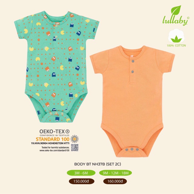 Set body 02 chiếc lullaby