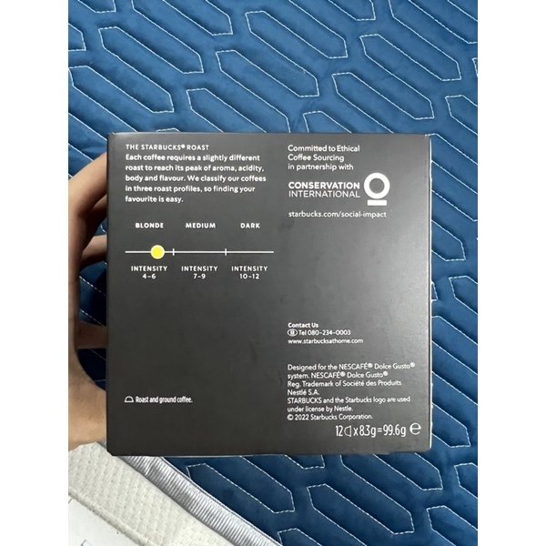 Cà phê viên nén Iced caffe americano  Dolce Gusto Starbucks Hàn Quốc