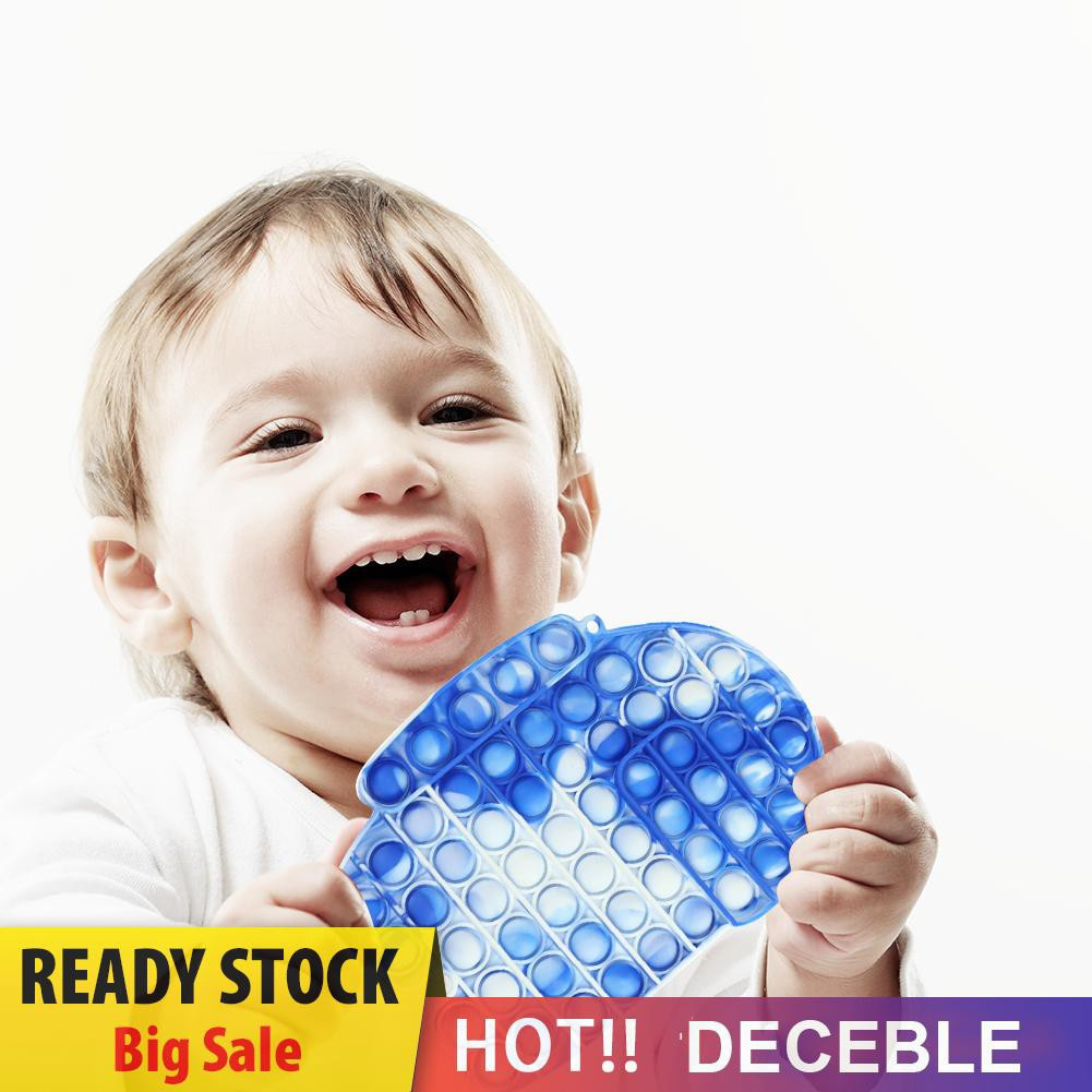 Pop It Fidget Đồ chơi Spaceman Push Bubble Silicone Sensory Fidget Đồ chơi Autism Stress Reliever Đồ chơi
