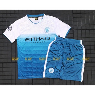 Đồ bóng đá mancity trắng sân khách 2023