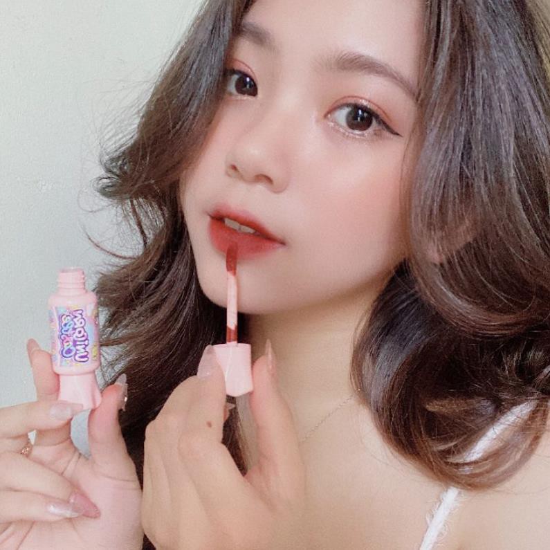 [ CHUẨN HÃNG ] set son kẹo candy lab tặng kèm gương mini | UNICORN castle 👄