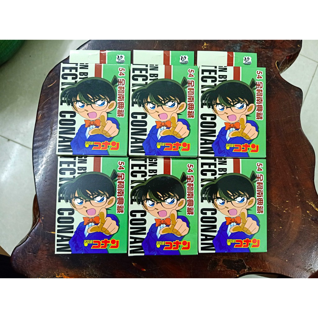 Bộ bài tây tú lơ khơ 54 lá in hình thám tử lừng danh Edogawa Conan và siêu đạo chích KID