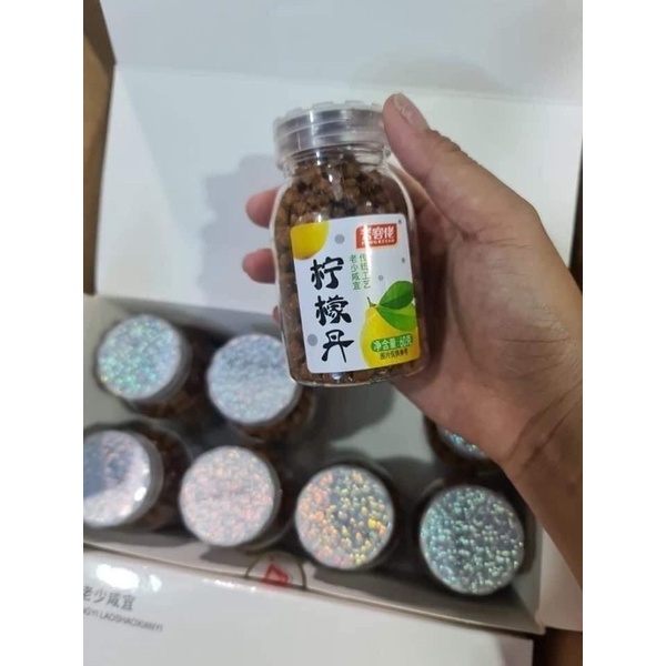 Kẹo xí muội chanh ngậm thông cổ họng có vị the the