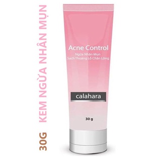 Kem ngừa mụn calahara acne control 30gr - giảm vết thâm sau mụn