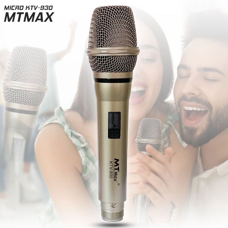 Micro có dây cao cấp MTMAX KTV920, KTV930 hút âm và chống hú tốt