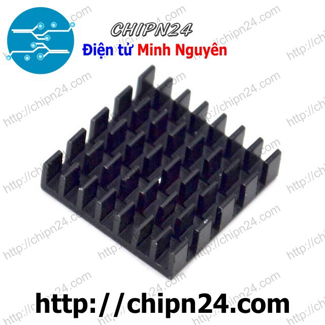 [2 CÁI] Tản nhiệt TN2 22x22x10mm Đen