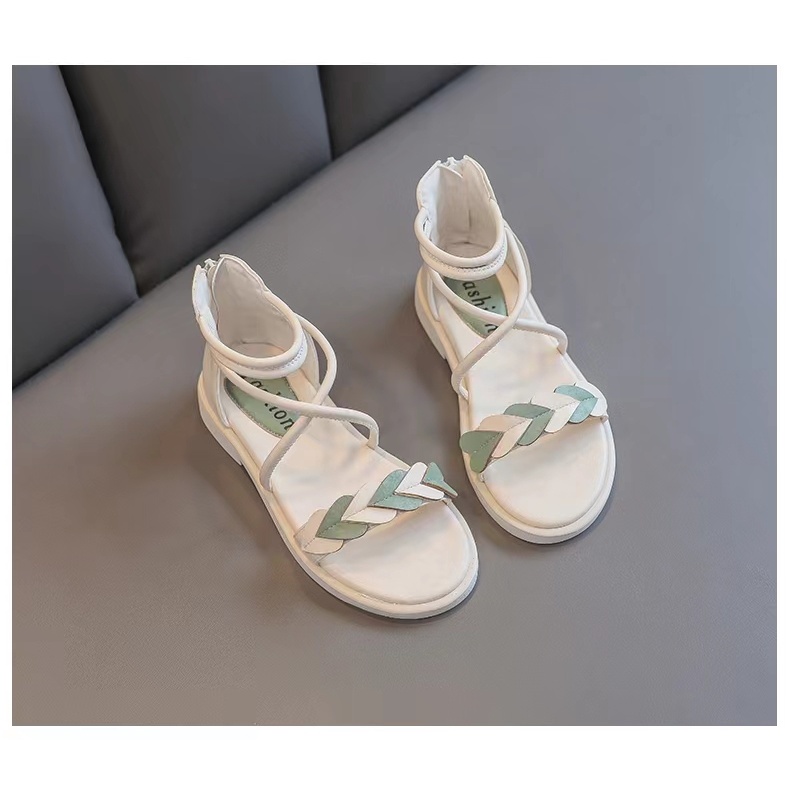 Sandal dép quai hậu chiến binh trái tim xanh cho bé gái từ 3 đến 10 tuổi (G20). Richkidsstore2021