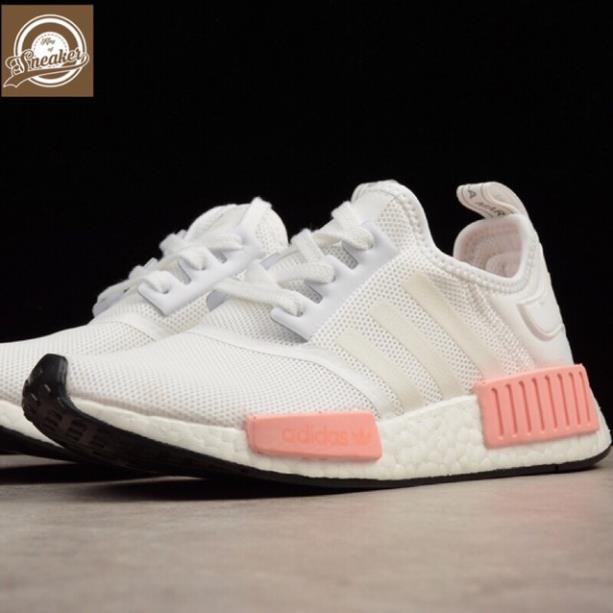 Xả (Xả Kho) Giầy thể thao NMD HUMAN RACE XR1 trắng vấn đế hồng thời trang dạo phố 2020 * 2021 ♡ .