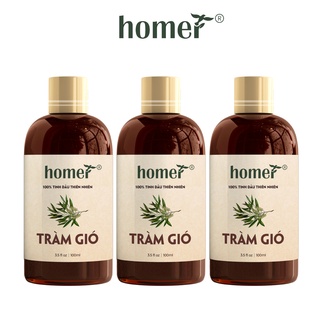 Combo 3 tinh dầu Tràm Gió Homer 20ml/chai