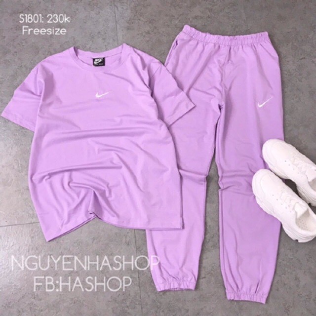 sét đồ bộ màu thun da cá cổ tròn ngắn tay