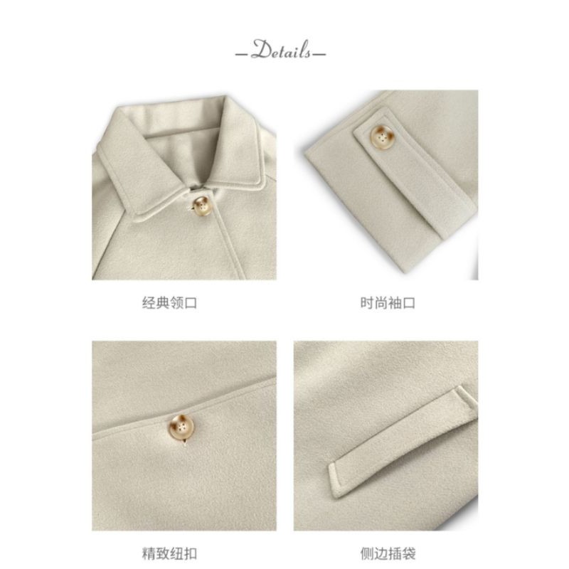 [Có sẵn đen size M] Áo dạ quảng châu dáng dài | BigBuy360 - bigbuy360.vn