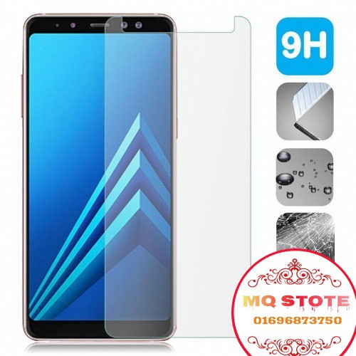 [COMBO] SAMSUNG A7(2018) CƯỜNG LỰC TRONG SUỐT KÈM DÁN MẶT SAU VÂN CARBON