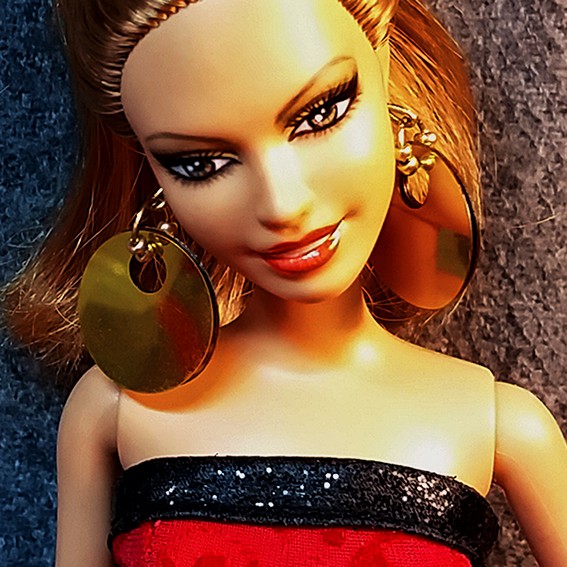 Trang Sức Búp Bê Barbie - Hoa Tai Búp bê Handmade #3