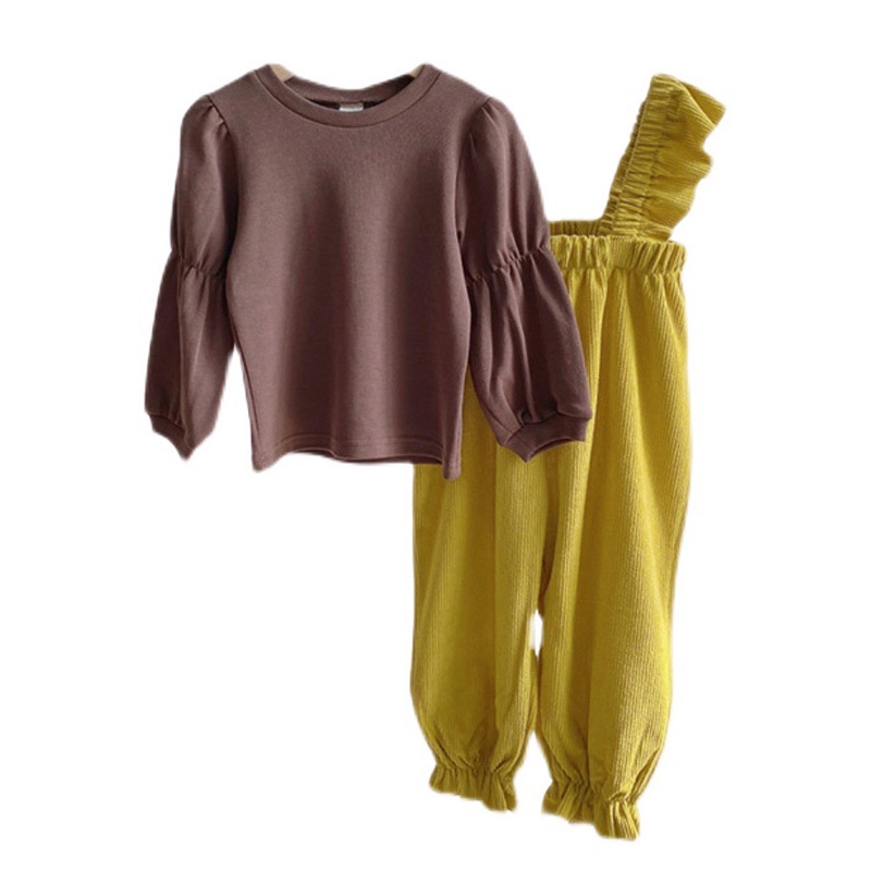 Set trang phục IQ ANGEL thiết kế mới thời trang mùa xuân thu phong cách phương Tây dành cho bé gái