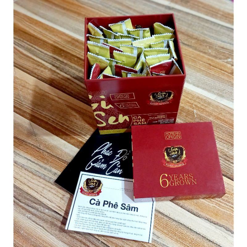 HỘP 30 GÓI CÀ PHÊ SÂM GIẢM CÂN CHÍNH HÃNG | BigBuy360 - bigbuy360.vn