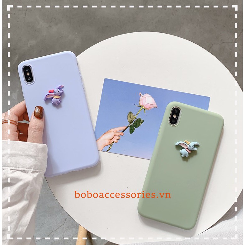 Ốp Điện Thoại Hình Voi Dumbo 3D Cho OPPO A31 2020 A15 F5 F7 F9 R9S a57 F11 Pro a59 f1s A71 A71K A77 F3 Realme 8 3 Pro 5i 5 5s c35