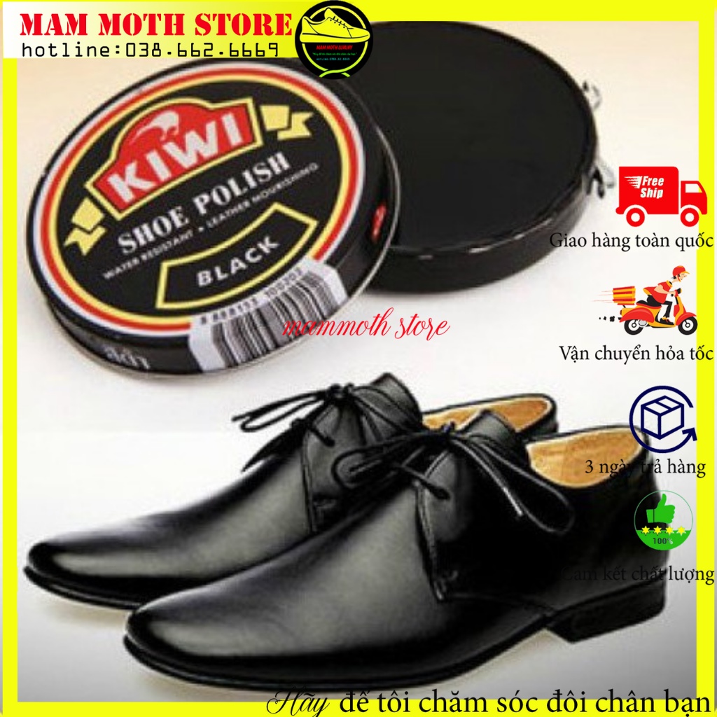 Xi đánh giày dạng hộp sáp cao cấp kiwi 2 màu phân phối bởi shop MAMMOTH