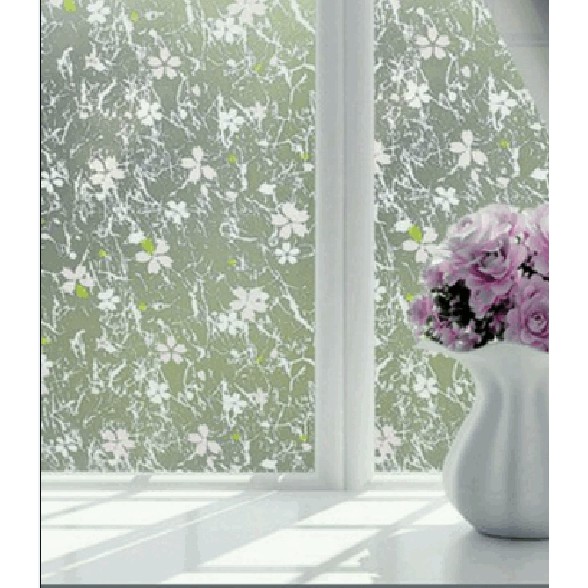 Decal giấy dán kính hoa li ti hồng | BigBuy360 - bigbuy360.vn