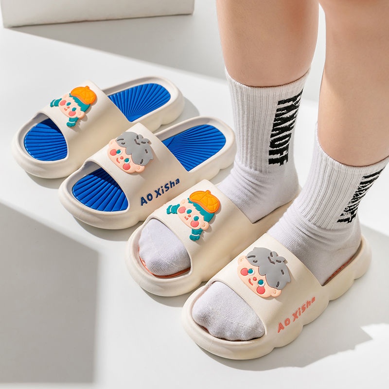 Dép Xỏ Ngón Đi Trong Nhà Họa Tiết Hoạt Hình Dễ Thương Cho Nữ