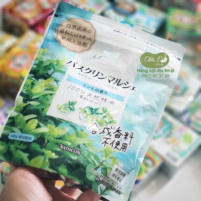 [FREESHIP - NHIỀU MÙI] muối tắm ngâm bồn onsen Bathclin 480g - tẩy tế bào chết giúp da sáng mịn - chiết xuất từ tự nhiên