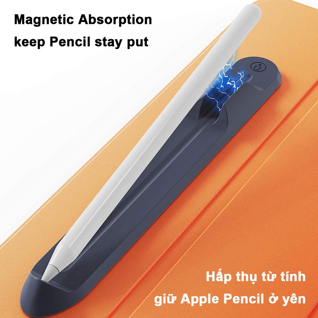 Giá đỡ bút chì Apple bằng silicon Giá đỡ Apple Pencil 1,2 ngăn đựng bút cảm ứng